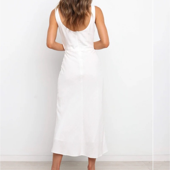 APOLLO CUT OUT DRESS - WHITE - Picture 3 of 7